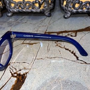 Royal Blue Caddis Eyeglasses 1.00